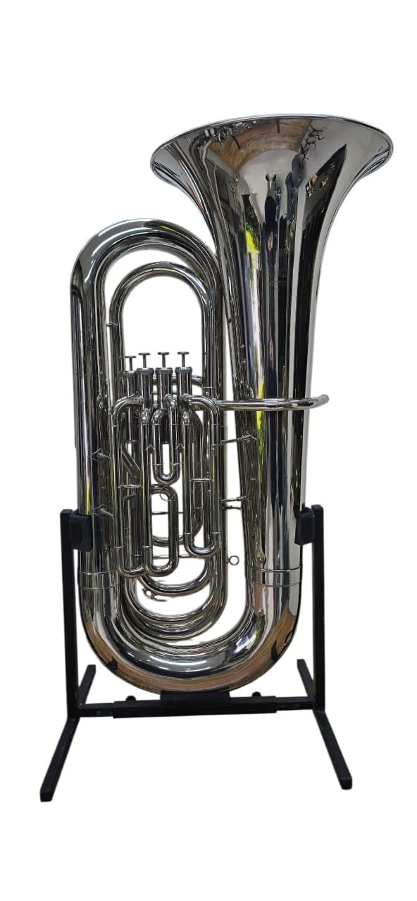 Tuba Weril J980 4/4 Niquelada Sib (Usada)